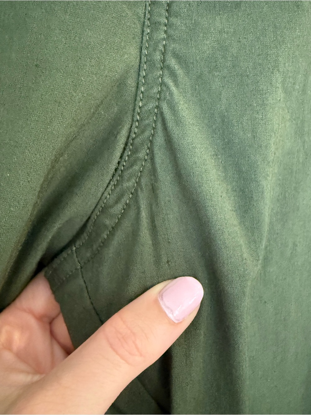 Maeve Anthropologie Colette Cropped Wide-Leg Pants-Olive - Picture 6 of 9